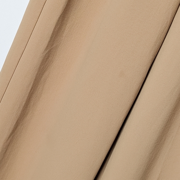 NEW WILFRED Effortless Pants Crop Gold Camel Tan Brown Wide Leg ARITZIA 2 - Picture 6 of 12